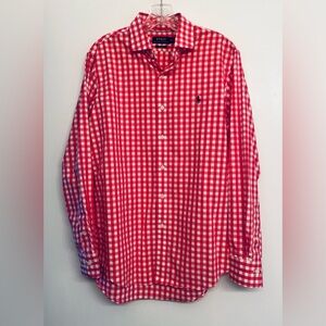 Polo by Ralph Lauren Red Gingham Men's Shirt size M